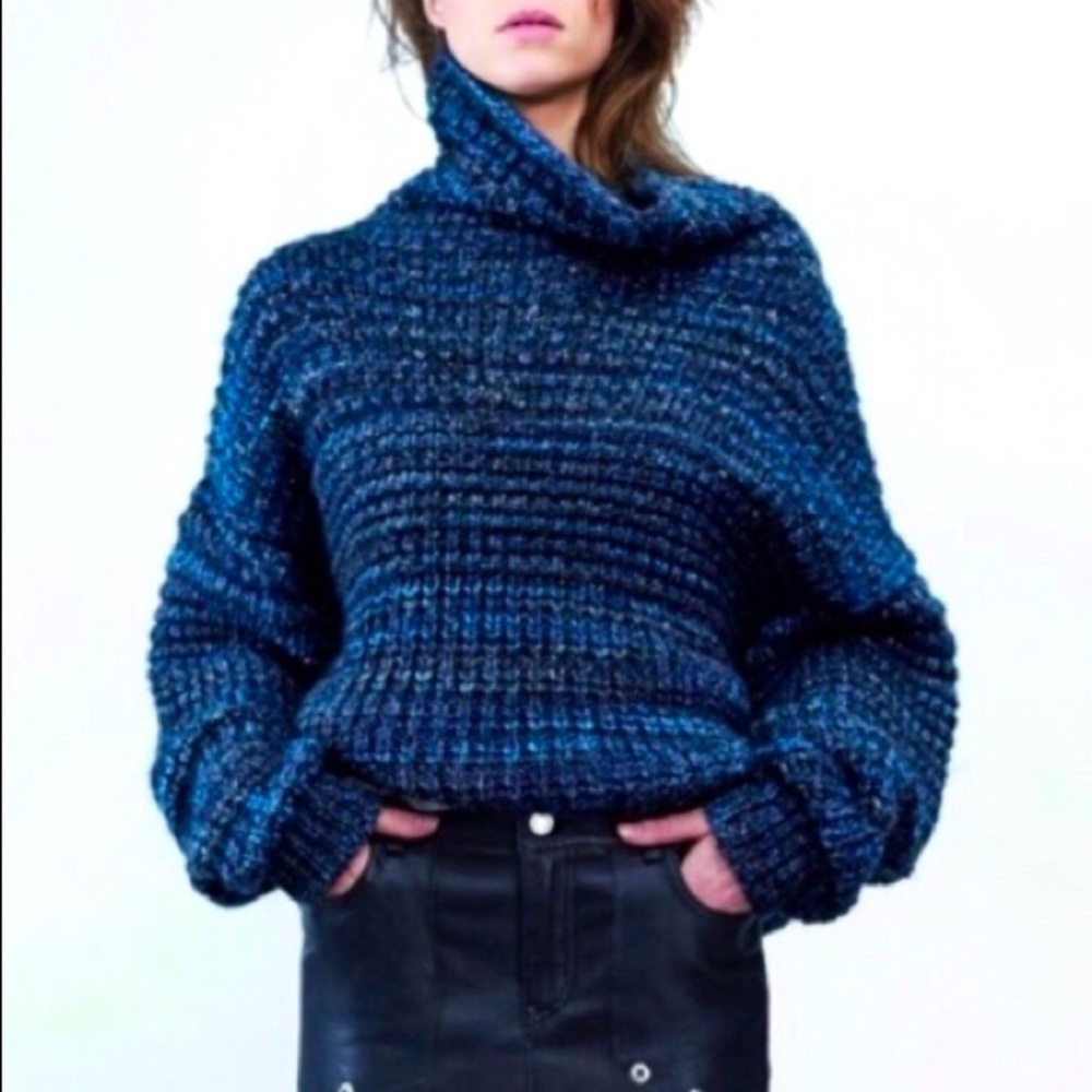 •HP• Zadig & Voltaire NWT cowl neck sweater